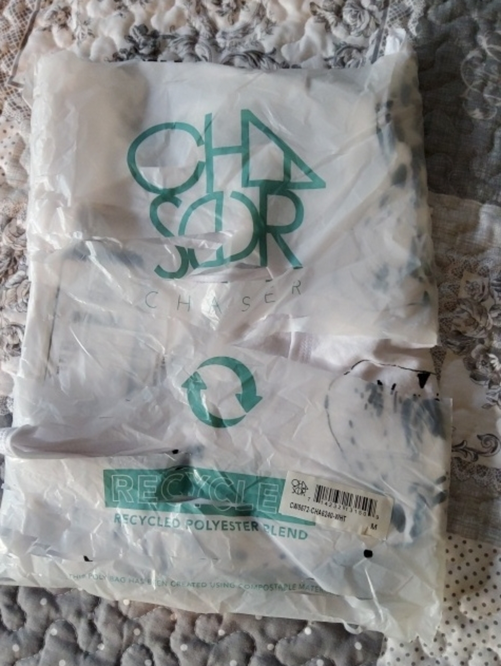 Chaser Racerback Tank Leopard Graphic Raw Edges NIP Medium - Picture 3 of 16